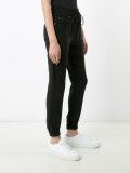 cropped drawstring trousers