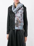 butterfly print scarf