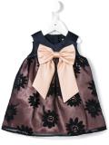 floral trapeze dress with bloomers