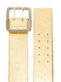 snakeskin effect belt