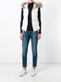 hooded zipped vest