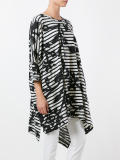 striped oversized T-shirt 