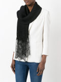 lace trim scarf 