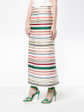 Ribbon Rainbow stripe skirt