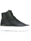 bicolour sole hi-top sneakers