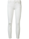 distressed skinny jeans