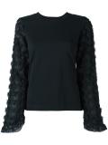 embellished sleeve top