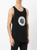 number printed vest