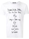 things to do印花T恤