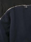 zipped sleeves sweatshirt