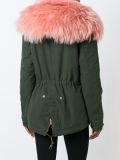 chest pocket parka coat