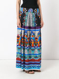 printed maxi skirt 