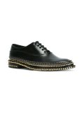 embellished lace up shoes