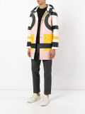 colour block coat
