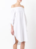 off-shoulders shift dress