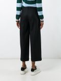wide leg cropped trousers