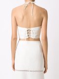 open back blouse