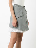 asymmetric wrap skirt