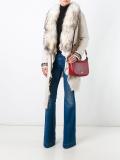 embellished cuffs mid coat
