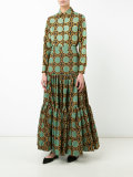circle print maxi skirt