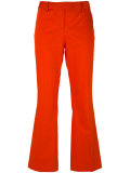 flared cropped trousers 