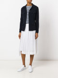 buttoned fitted jacket