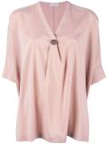 flared trim blouse 