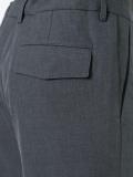 drawstring straight trousers