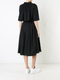flared V-neck dress
