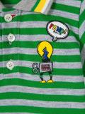 striped polo shirt