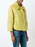 single breasted cropped jacket