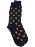 strawberry pattern socks 