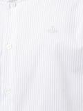 orb logo striped shirt
