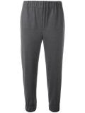 pull-up cropped trousers