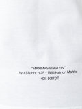 Einstein statue print T-shirt