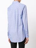 embroidered knot front shirt