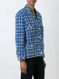 bouclé check jacket