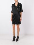 biker detail dress