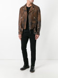 Golden biker jacket