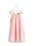 ruffled cap sleeve dress
