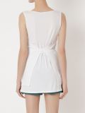 plain wrap fastening blouse