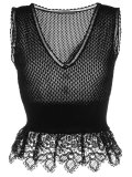 lace detail jumper