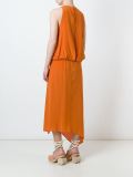 tuck drape dress