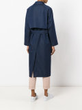 draped collar coat