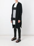 长款半方形印花连帽夹克