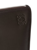 embossed logo laptop bag 