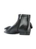 ruffle ankle booties