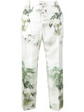 Japanese print pyjama trousers