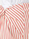 side knot striped trousers