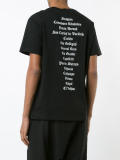 mask print T-shirt